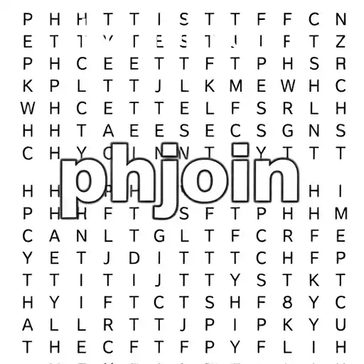 Unlocking the Enigma: Exploring the 'Word Search' Category with 'PHJOIN'